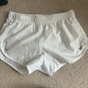 Nike Women's White Athletic Shorts